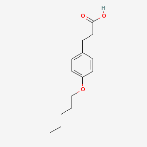molecular formula C14H20O3 B7792887 3-(4-Pentyloxyphenyl)propionic acid 