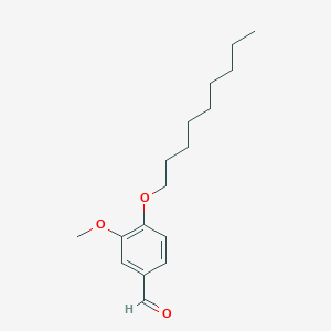 molecular formula C17H26O3 B7792932 3-Methoxy-4-(nonyloxy)benzaldehyde CAS No. 79294-61-4