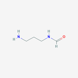 molecular formula C4H10N2O B7792968 N-(3-氨基丙基)甲酰胺 