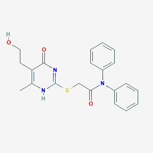 molecular formula C21H21N3O3S B7793053 CID 16876661 