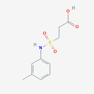 molecular formula C10H13NO4S B7793131 3-[(3-Methylphenyl)sulfamoyl]propanoic acid CAS No. 927963-80-2