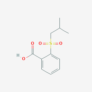 molecular formula C11H14O4S B7793228 2-(Isobutylsulfonyl)benzoic acid 
