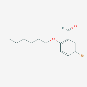 molecular formula C13H17BrO2 B7793259 5-Bromo-2-(hexyloxy)benzaldehyde CAS No. 610322-33-3