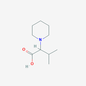 3-Methyl-2-(piperidin-1-yl)butanoic acid