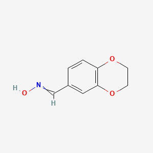 molecular formula C9H9NO3 B7793283 N-(2,3-dihydro-1,4-benzodioxin-6-ylmethylidene)hydroxylamine 