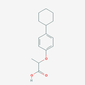 2-(4-Cyclohexylphenoxy)propanoic acid