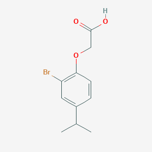 2-[2-Bromo-4-(propan-2-yl)phenoxy]acetic acid