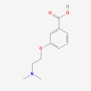 molecular formula C11H15NO3 B7793377 3-(2-(二甲氨基)乙氧基)苯甲酸 