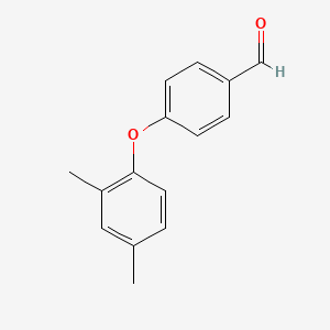molecular formula C15H14O2 B7793488 4-(2,4-Dimethylphenoxy)benzaldehyde CAS No. 78725-49-2