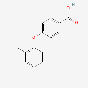 molecular formula C15H14O3 B7793503 4-(2,4-Dimethylphenoxy)benzoic acid 