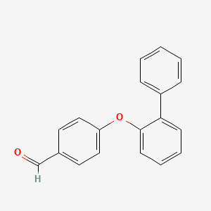 molecular formula C19H14O2 B7793524 4-(2-Phenylphenoxy)benzaldehyde 