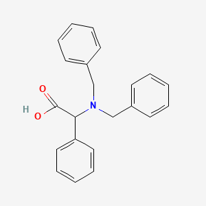 molecular formula C22H21NO2 B7793537 2-(Dibenzylamino)-2-phenylacetic acid 