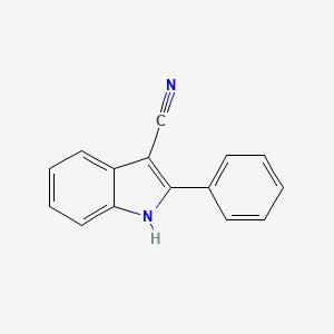 molecular formula C15H10N2 B7793581 2-phenyl-1H-indole-3-carbonitrile CAS No. 51072-85-6