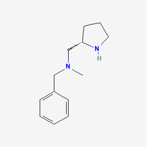 molecular formula C13H20N2 B7793584 Benzyl-methyl-(S)-1-pyrrolidin-2-ylmethyl-amine 