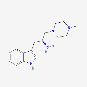 (2S)-1-(1H-indol-3-yl)-3-(4-methylpiperazin-1-yl)propan-2-amine
