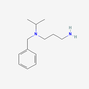 molecular formula C13H22N2 B7793622 N'-benzyl-N'-propan-2-ylpropane-1,3-diamine 