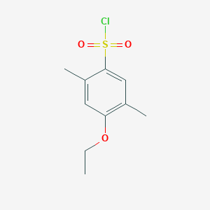 molecular formula C10H13ClO3S B7793765 4-Ethoxy-2,5-dimethylbenzene-1-sulfonylchloride 