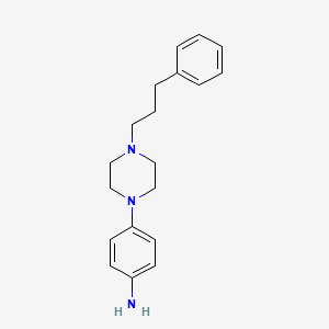 4-[4-(3-Phenylpropyl)piperazin-1-yl]aniline