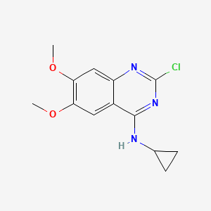 2-chloro-N-cyclopropyl-6,7-dimethoxyquinazolin-4-amine