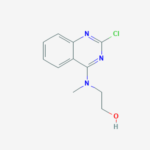 molecular formula C11H12ClN3O B7793868 2-[(2-Chloroquinazolin-4-yl)(methyl)amino]ethan-1-ol 