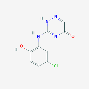 molecular formula C9H7ClN4O2 B7794049 CID 7453713 