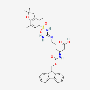 molecular formula C35H42N4O7S B7794068 Fmoc-|A-HoArg(Pbf)-OH 