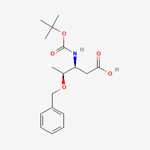 molecular formula C17H25NO5 B7794077 Boc-L-beta-HThr(Bzl)-OH 
