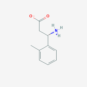 molecular formula C10H13NO2 B7794088 (3S)-3-azaniumyl-3-(2-methylphenyl)propanoate 