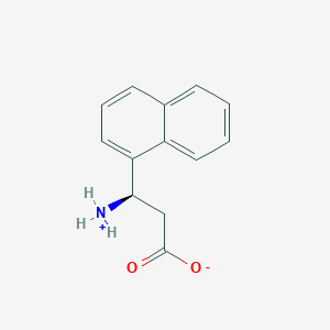 (3R)-3-azaniumyl-3-naphthalen-1-ylpropanoate