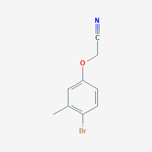 molecular formula C9H8BrNO B7794126 2-(4-Bromo-3-methyl-phenoxy)acetonitrile 
