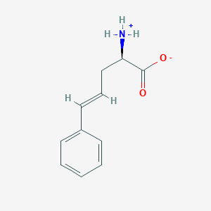 molecular formula C11H13NO2 B7794228 (E,2R)-2-azaniumyl-5-phenylpent-4-enoate 