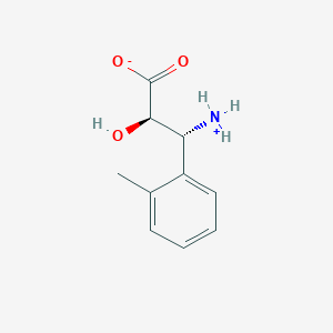 molecular formula C10H13NO3 B7794379 (2R,3R)-3-azaniumyl-2-hydroxy-3-(2-methylphenyl)propanoate 