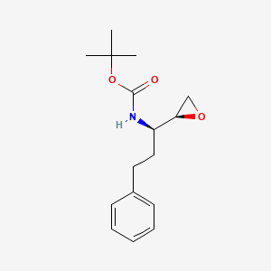molecular formula C16H23NO3 B7794395 threo-N-Boc-D-homophenylalanine epoxide 