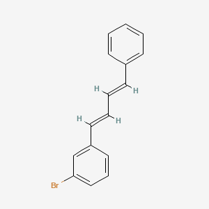 molecular formula C16H13Br B7794426 1-Bromo-3-(4-phenyl-1,3-butadienyl)benzene CAS No. 174967-28-3