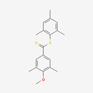 molecular formula C19H22OS2 B7794429 Mesityl 4-methoxy-3,5-dimethylbenzenecarbodithioate CAS No. 887569-85-9