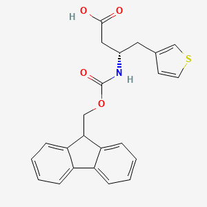molecular formula C23H21NO4S B7794438 Fmoc-(S)-3-Amino-4-(3-thienyl)-butyric acid 