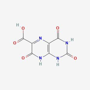 molecular formula C7H4N4O5 B7794469 7-Hydroxy-2,4-dioxo-1,2,3,4-tetrahydro-6-pteridinecarboxylic acid CAS No. 33744-31-9