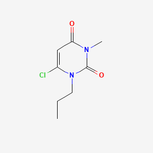 molecular formula C8H11ClN2O2 B7794511 6-chloro-3-methyl-1-propylpyrimidine-2,4(1H,3H)-dione CAS No. 66400-14-4