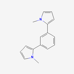 molecular formula C16H16N2 B7794558 1-Methyl-2-[3-(1-methylpyrrol-2-yl)phenyl]pyrrole CAS No. 887570-88-9