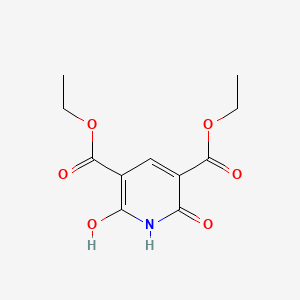 molecular formula C11H13NO6 B7794561 Diethyl 2,6-dihydroxypyridine-3,5-dicarboxylate 