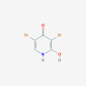 molecular formula C5H3Br2NO2 B7794562 CID 590643 