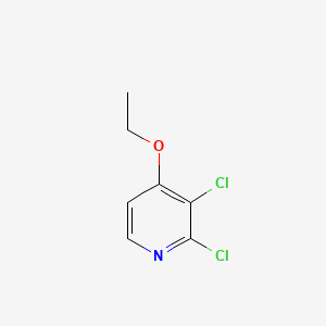 molecular formula C7H7Cl2NO B7794576 2,3-Dichloro-4-ethoxypyridine CAS No. 887571-10-0