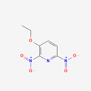 molecular formula C7H7N3O5 B7794583 3-Ethoxy-2,6-dinitropyridine CAS No. 887571-13-3