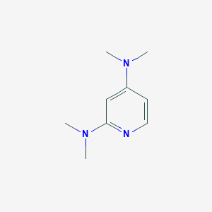 molecular formula C9H15N3 B7794590 2,4-Pyridinediamine, N,N,N',N'-tetramethyl- CAS No. 149683-91-0