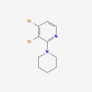 molecular formula C10H12Br2N2 B7794597 3,4-Dibromo-2-piperidin-1-ylpyridine CAS No. 887571-41-7
