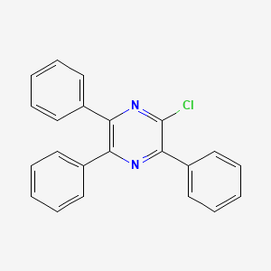 molecular formula C22H15ClN2 B7794608 2-Chloro-3,5,6-triphenylpyrazine CAS No. 243472-78-8