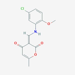 molecular formula C14H12ClNO4 B7794672 CID 5389249 