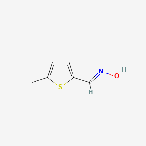 molecular formula C6H7NOS B7794691 2-Thiophenecarboxaldehyde, 5-methyl-, oxime 