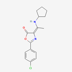 molecular formula C16H17ClN2O2 B7794722 CID 6858715 