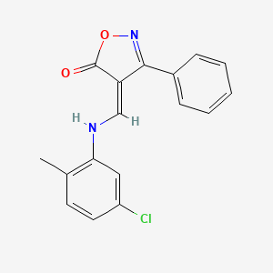 molecular formula C17H13ClN2O2 B7794738 CID 5566063 